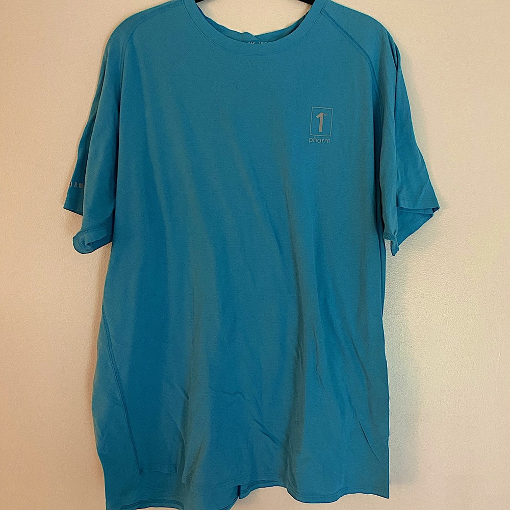 1st Phorm Teal Genesis Raglan- Short Sleeve
